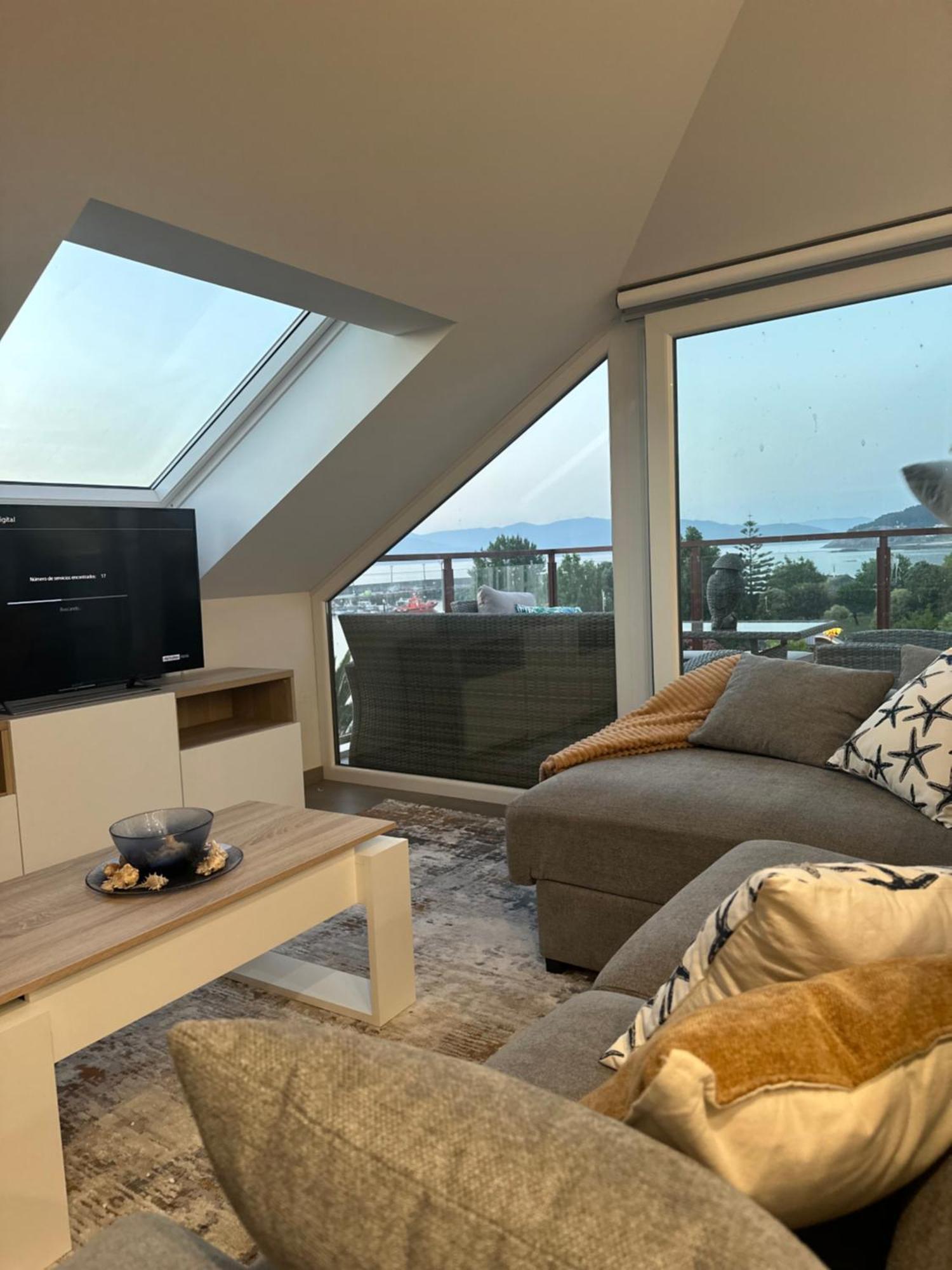 Apartmán Atico Mirando O Mar Porto do Son Exteriér fotografie