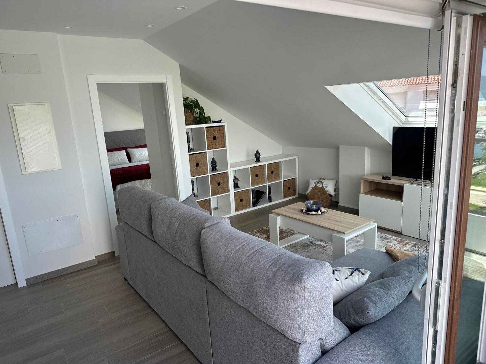 Apartmán Atico Mirando O Mar Porto do Son Exteriér fotografie