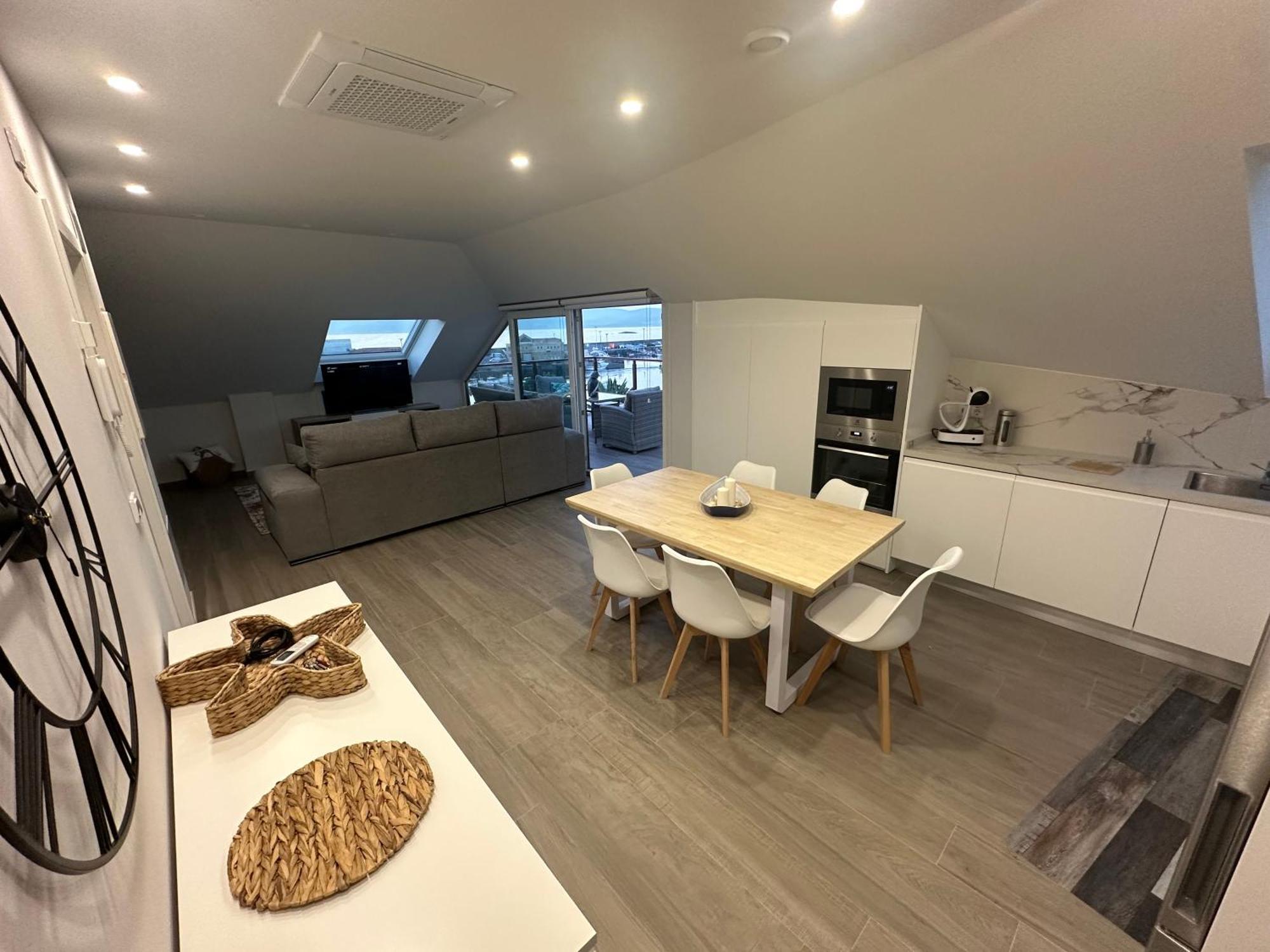 Apartmán Atico Mirando O Mar Porto do Son Exteriér fotografie